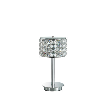 Ideal Lux ROMA TL1 króm asztali lámpa (IDE-114620) G9 1 izzós IP20