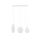 Ideal Lux SOFT SB3 BIANCO fehér függesztett lámpa (IDE-111858) G9 3 izzós IP20