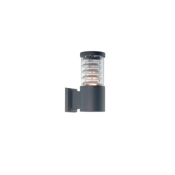 Ideal Lux TRONCO AP1 ANTRACITE szürke-átlátszó kültéri fali lámpa (IDE-027005) E27  1 izzós IP44
