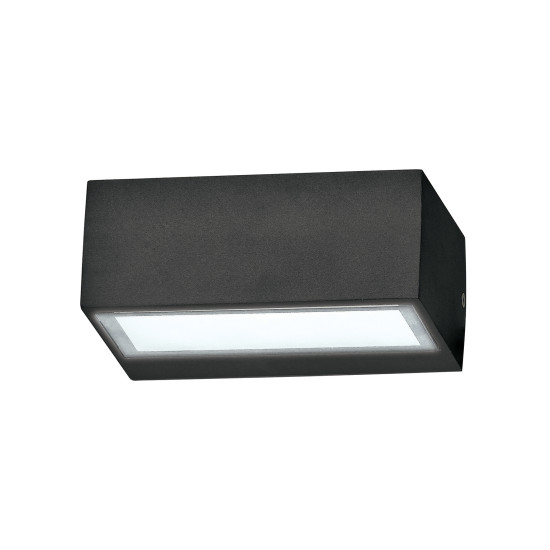 Ideal Lux TWIN AP1 NERO fekete kültéri fali lámpa (IDE-115375) G9 1 izzós IP44