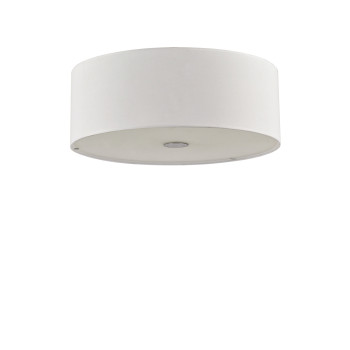Ideal Lux WOODY PL5 BIANCO króm mennyezeti lámpa (IDE-122205) E27 5 izzós IP20
