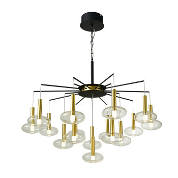 Italux Hasselt fekete függesztett lámpa (IT-PND-42773-16) LED 1 izzós