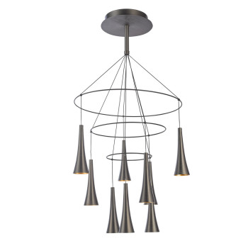 Italux Luca kávé Függesztett lámpa (IT-MD16115-9A) LED 1 izzós IP20