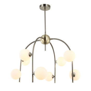 Italux Celine antik bronz Függesztett lámpa (IT-MDM-3800/8 AB+W) G9 8 izzós IP20
