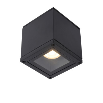 Lucide Aven fekete fürdőszobai mennyzeti lámpa (LUC-22963/01/30) GU10 1 izzós IP65