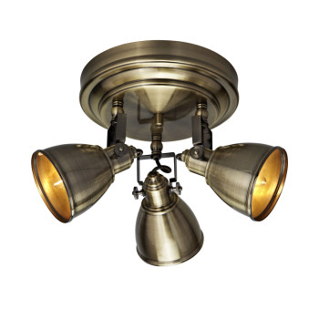 Markslöjd FJALLBACKA bronz mennyezeti lámpa (MS-104050) E14 3 izzós IP20