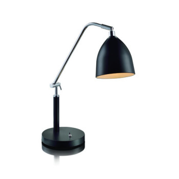Markslöjd FREDRIKSHAMN fekete asztali lámpa (MS-105025) E27 1 izzós IP20