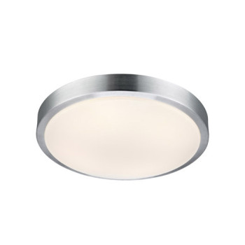 Markslöjd MOON alumínium-fehér LED mennyezeti lámpa (MS-106353) LED 1 izzós IP44