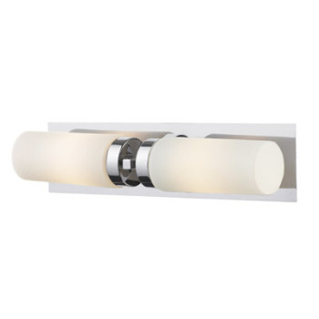 Markslöjd NORRSUNDET króm-fehér fürdőszobai fali lámpa (MS-102478) E14 2 izzós IP44