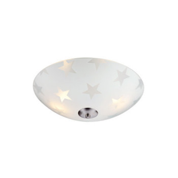 Markslöjd STAR króm-fehér LED mennyezeti lámpa (MS-105611) LED 1 izzós IP20