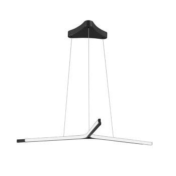 Nova Luce Oderick fekete függesztett lámpa (NL-9100145) LED 1 izzós IP20