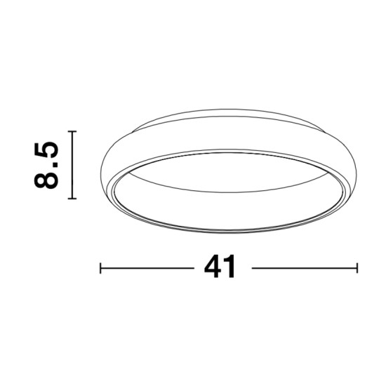 Nova Luce Albi fekete mennyezeti lámpa (NL-8105616) LED 1 izzós IP20