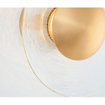 Nova Luce Esli sárgaréz fali lámpa (NL-9118514) LED 1 izzós IP20
