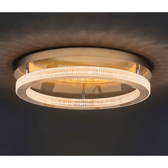Nova Luce Fiore sárgaréz mennyezeti lámpa (NL-9285620) LED 1 izzós IP20