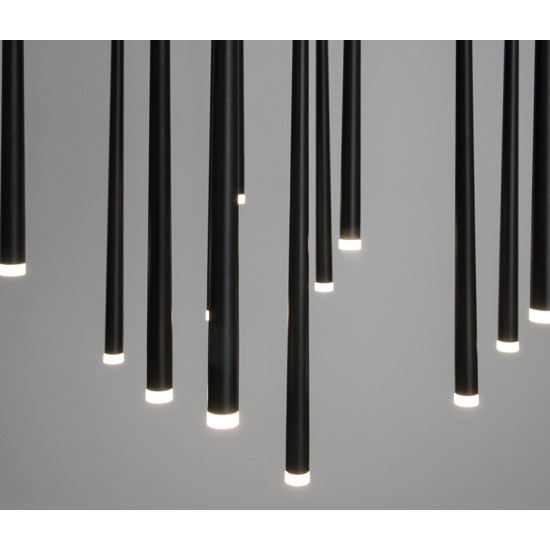 Nova Luce Giono fekete függesztett lámpa (NL-9601012) LED 12 izzós IP20