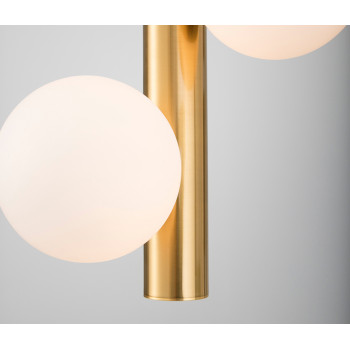 Nova Luce Jaklin sárgaréz függesztett lámpa (NL-9724581) G9 3 izzós IP20
