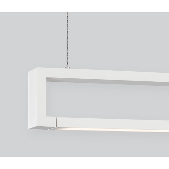 Nova Luce Line fehér függesztett lámpa (NL-9117338) LED 1 izzós IP20