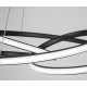 Nova Luce Meton fekete függesztett lámpa (NL-9147112) LED 1 izzós IP20