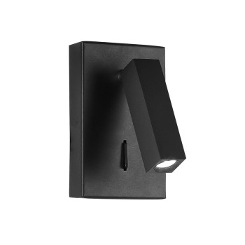 Nova Luce Dona fekete LED spotlámpa (NL-9081352) LED 1 izzós IP20