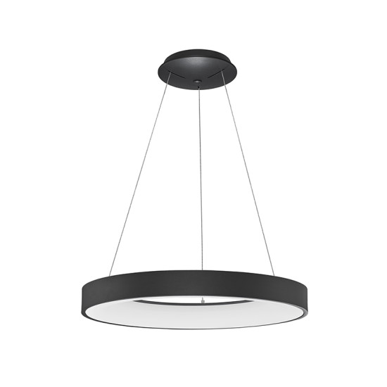 Nova Luce Rando Thin fekete függesztett lámpa (NL-9453451) LED 1 izzós IP20