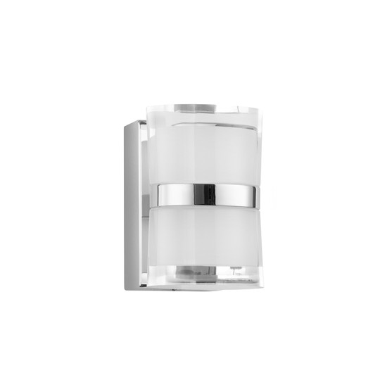 Nova Luce Sabia ezüst fali lámpa (NL-9122321) LED 1 izzós IP20