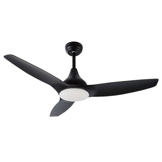Nova Luce Samoa fekete LED mennyezeti ventilátor fényforrással (NL-5267302) LED 1 izzós IP20