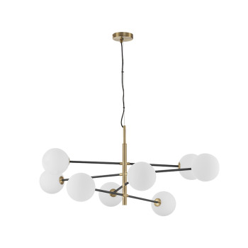 Nova Luce Vitra sárga függesztett lámpa (NL-9143308) G9 8 izzós IP20