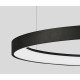Nova Luce Pertino fekete függesztett lámpa (NL-9853684) LED 1 izzós IP20
