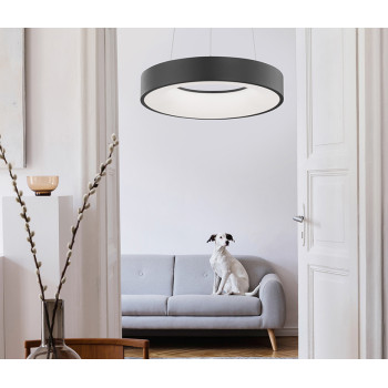 Nova Luce Rando Thin fekete függesztett lámpa (NL-9453431) LED 1 izzós IP20