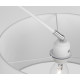 Nova Luce Sama fehér állólámpa (NL-9401653) E27 1 izzós IP20
