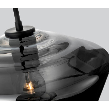 Nova Luce Verio fekete függesztett lámpa (NL-9724141) E27 1 izzós IP20