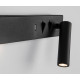 Nova Luce Vida fekete LED spotlámpa (NL-9533521) LED 1 izzós IP20