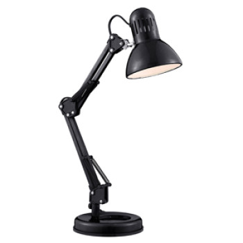 Searchlight Desk partners fekete asztali lámpa (SL-EU2429BK) E27 1 izzós