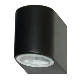 Searchlight LED OUTDOOR fekete kültéri fali lámpa (SL-8008-1BK-LED) GU10 1 izzós IP44