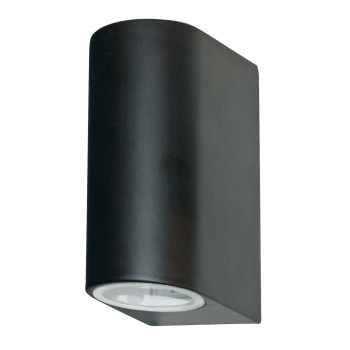Searchlight LED OUTDOOR fekete kültéri fali lámpa (SL-8008-2BK-LED) GU10 2 izzós IP44