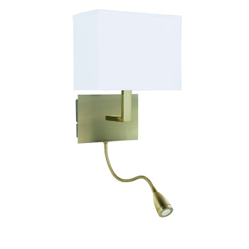 Searchlight Wall sárgaréz LED fali lámpa (SL-6519AB) E27+LED 2 izzós