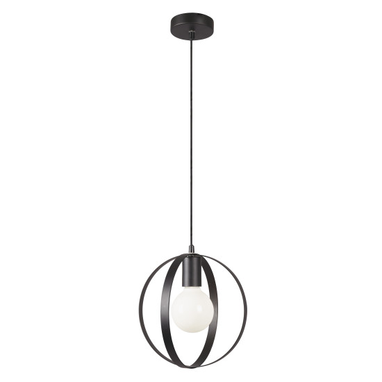 Viokef Malou fekete függesztett lámpa (VIO-4233700) E27 1 izzós IP20