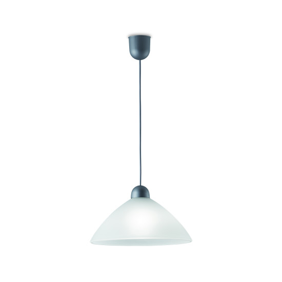 Viokef Tzeli szürke függesztett lámpa (VIO-3981800) E27 1 izzós IP20