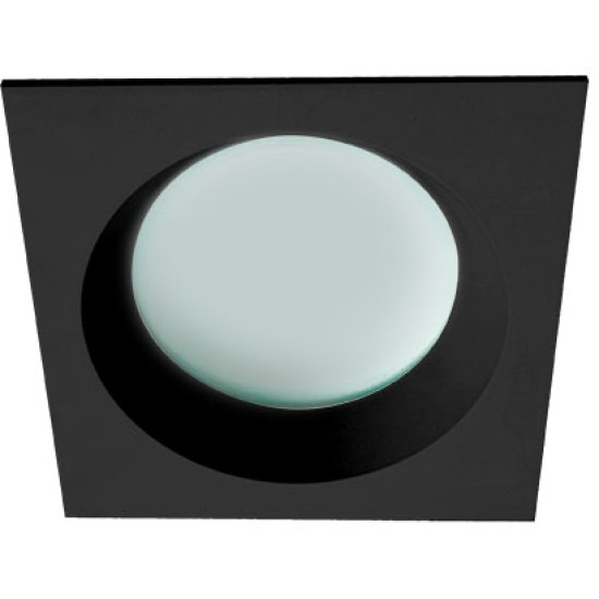 Viokef Yan fekete beépíthető spotlámpa  (VIO-4151301) GU10 1 izzós IP44