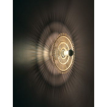 Viokef Bolita barna fali lámpa (VIO-4227900) E27 1 izzós IP20