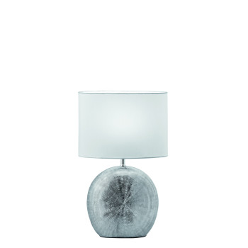 Viokef Elya ezüst asztali lámpa (VIO-4167700) E14 1 izzós IP20