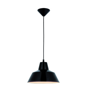 Viokef Glen fekete függesztett lámpa (VIO-4105602) E27 1 izzós IP20