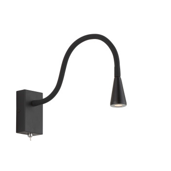Viokef Koko fekete LED falikar (VIO-4157500) LED 1 izzós IP20