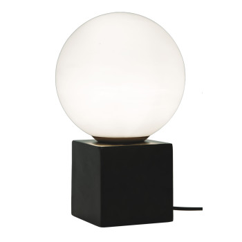 Viokef Lin fekete asztali lámpa (VIO-4217400) E27 1 izzós IP20