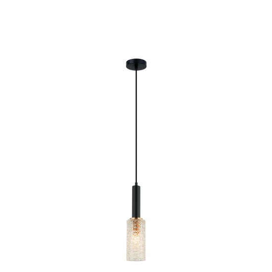 Viokef Lira fekete függesztett lámpa (VIO-4230700) E14 1 izzós IP20