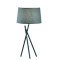 Viokef Martha szürke asztali lámpa (VIO-4127500) E27 1 izzós IP20