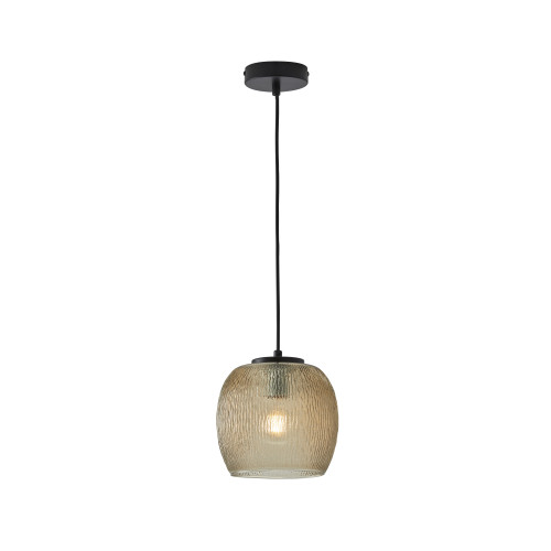 Viokef Rain fekete függesztett lámpa (VIO-3096401) E27 1 izzós IP20
