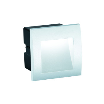 Viokef Riva fehér kültéri LED beépíthető fali lámpa  (VIO-4124801) LED 1 izzós IP65