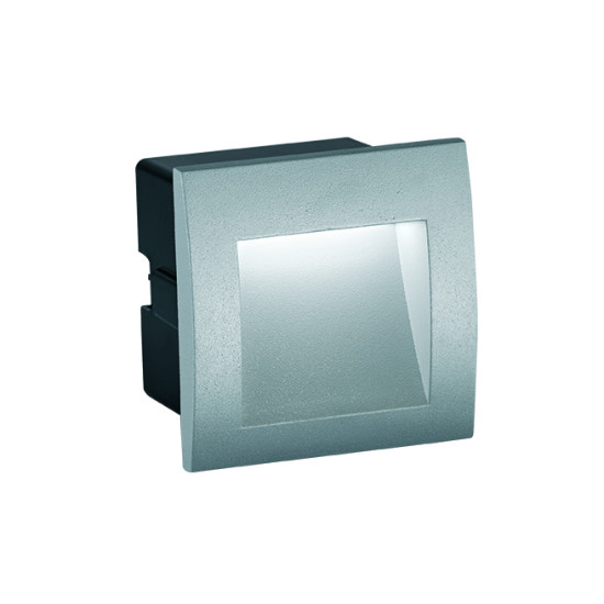 Viokef Riva szürke kültéri LED beépíthető fali lámpa  (VIO-4124800) LED 1 izzós IP65