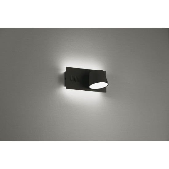 Viokef Sam fekete LED falikar (VIO-4243400) LED 2 izzós IP20